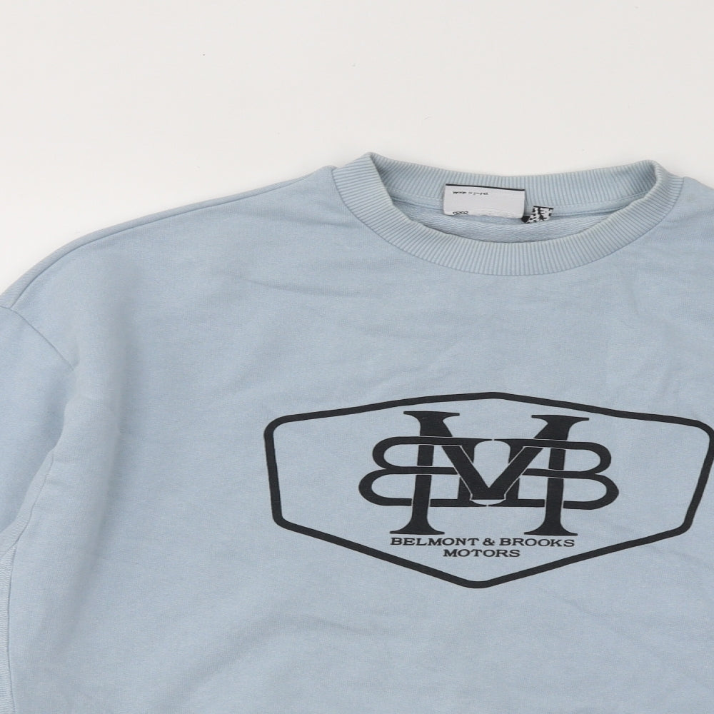 ASOS Womens Blue Cotton Pullover Sweatshirt Size S Pullover - Belmont & Brooks Motors