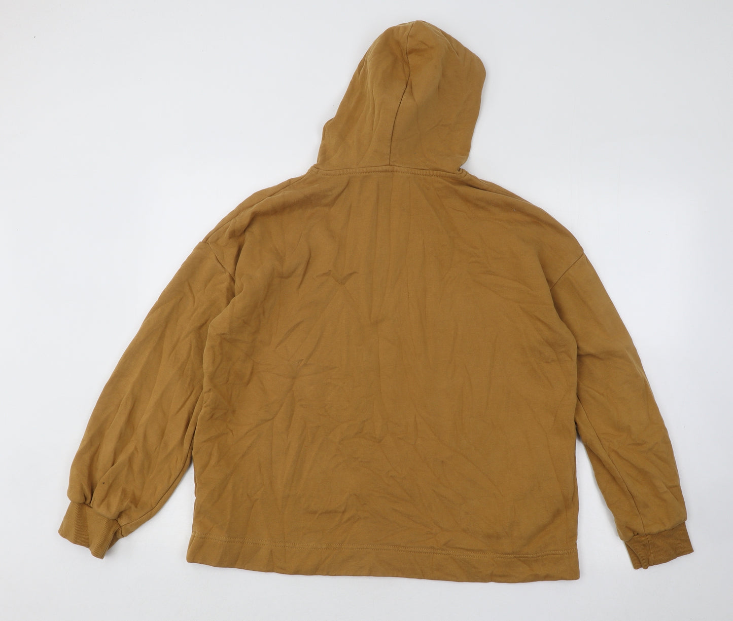 George Womens Brown Cotton Pullover Hoodie Size M Pullover