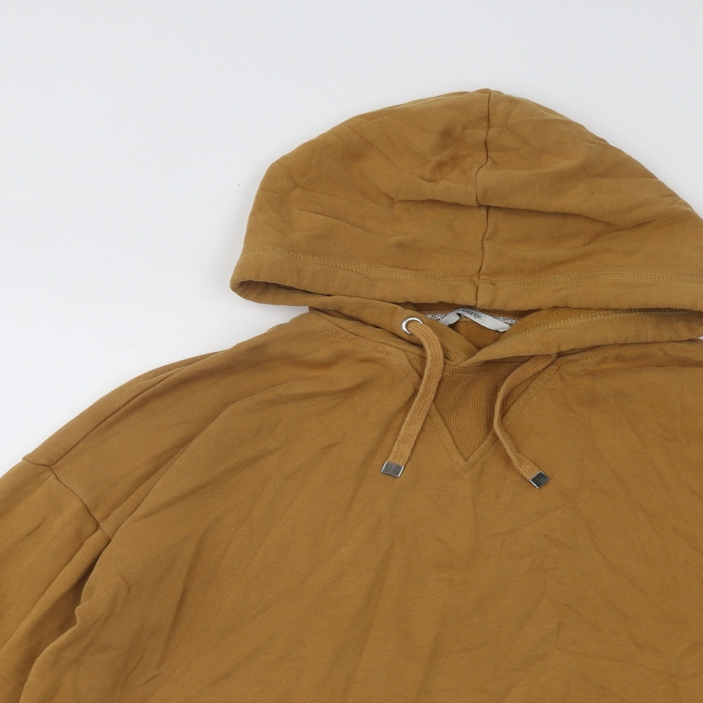 George Womens Brown Cotton Pullover Hoodie Size M Pullover