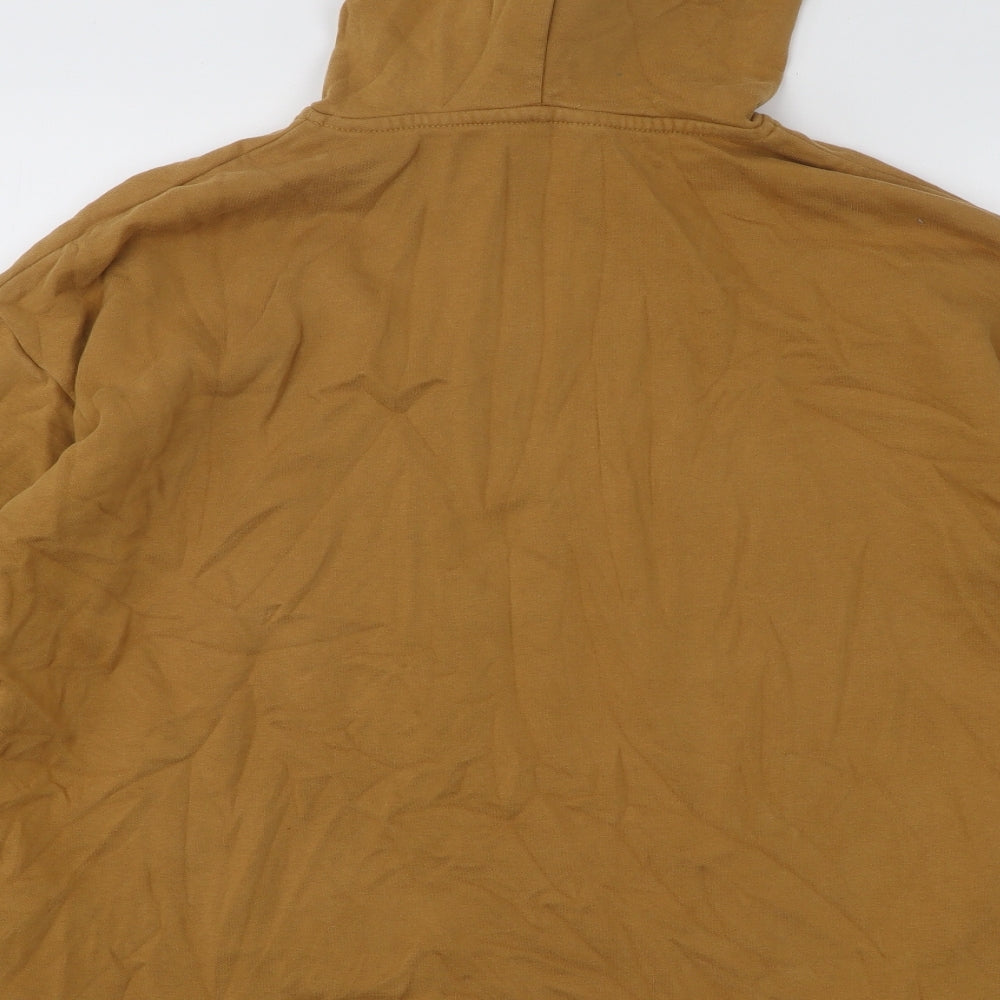 George Womens Brown Cotton Pullover Hoodie Size M Pullover