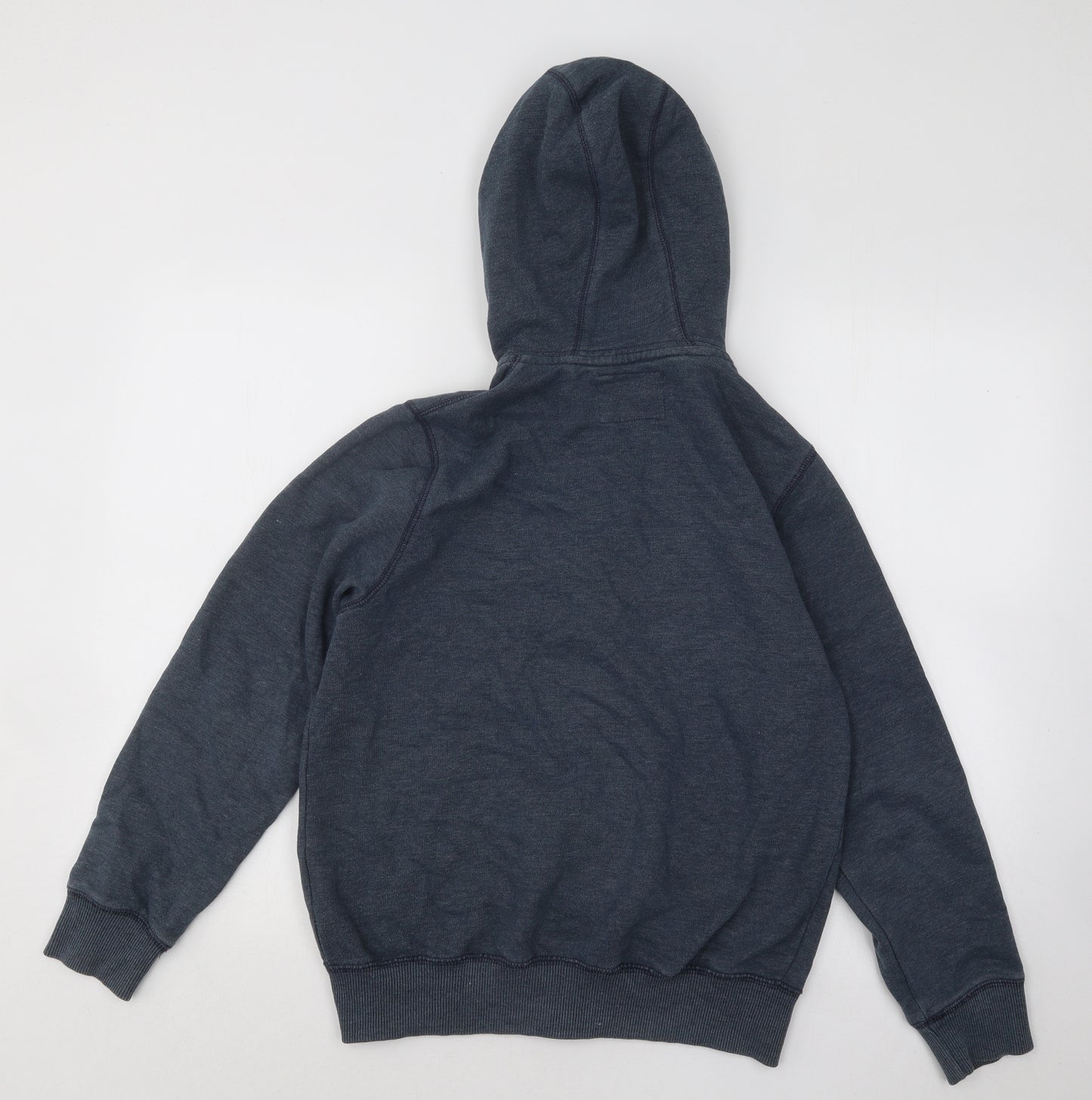 NEXT Girls Blue Cotton Full Zip Hoodie Size 13 Years Zip