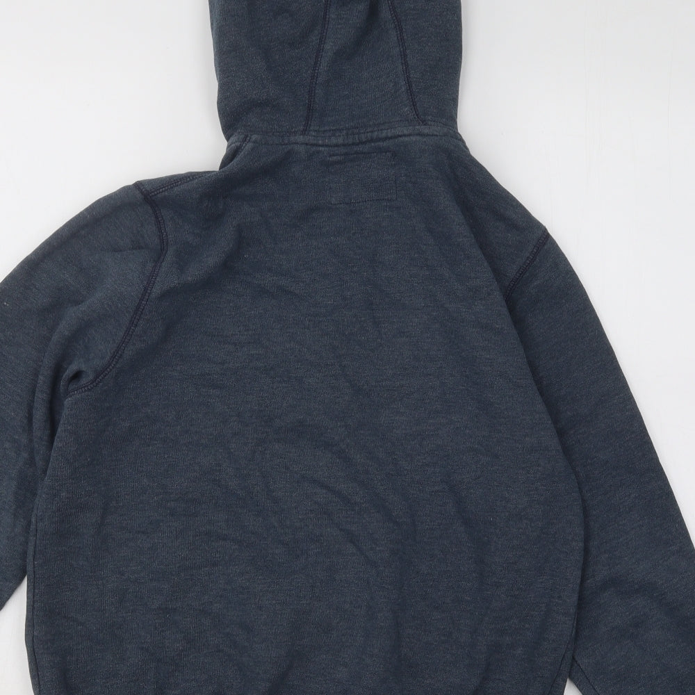 NEXT Girls Blue Cotton Full Zip Hoodie Size 13 Years Zip