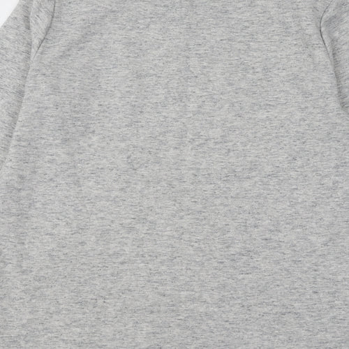 Peacocks Womens Grey Cotton Pullover Sweatshirt Size 12 Pullover - Live Life Take Risks
