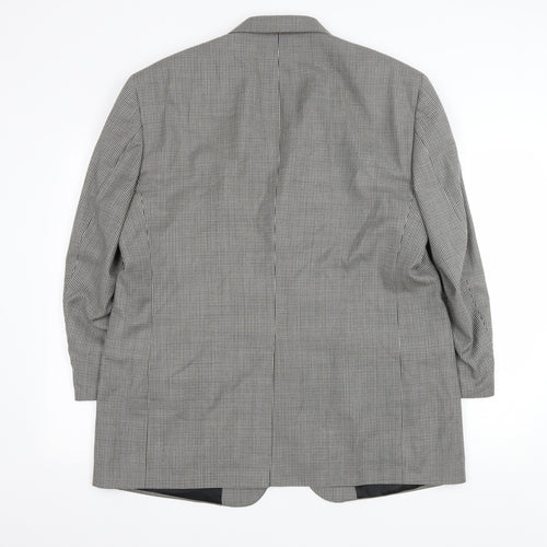 Stafford Mens Multicoloured Houndstooth Polyester Jacket Blazer Size 42