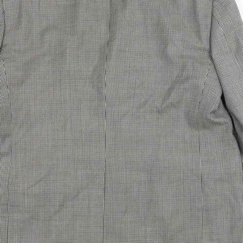 Stafford Mens Multicoloured Houndstooth Polyester Jacket Blazer Size 42