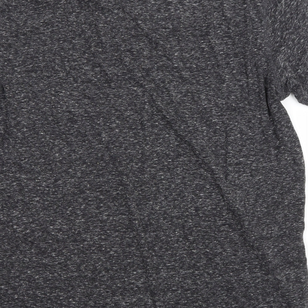 ACW 85 Mens Grey Polyester T-Shirt Size XL Round Neck