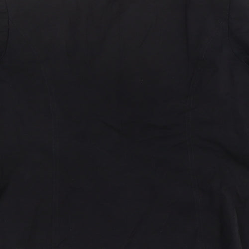 Debenhams Womens Black Jacket Size 12 Button