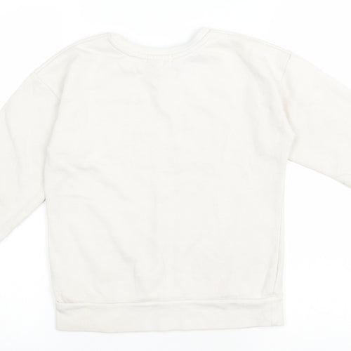 Primark Girls White Polyester Pullover Sweatshirt Size 9-10 Years Pullover - Atlanta