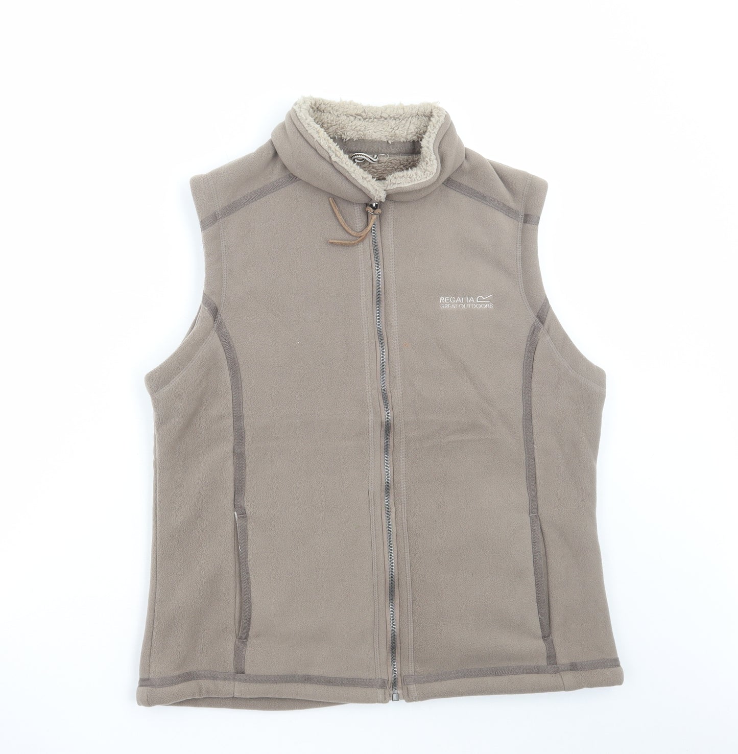 Regatta Womens Brown Gilet Jacket Size 14 Zip