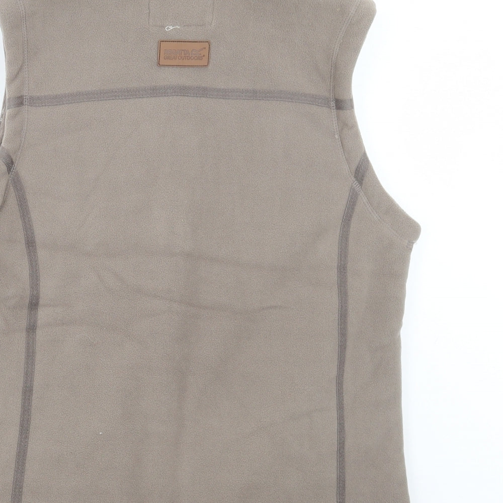 Regatta Womens Brown Gilet Jacket Size 14 Zip