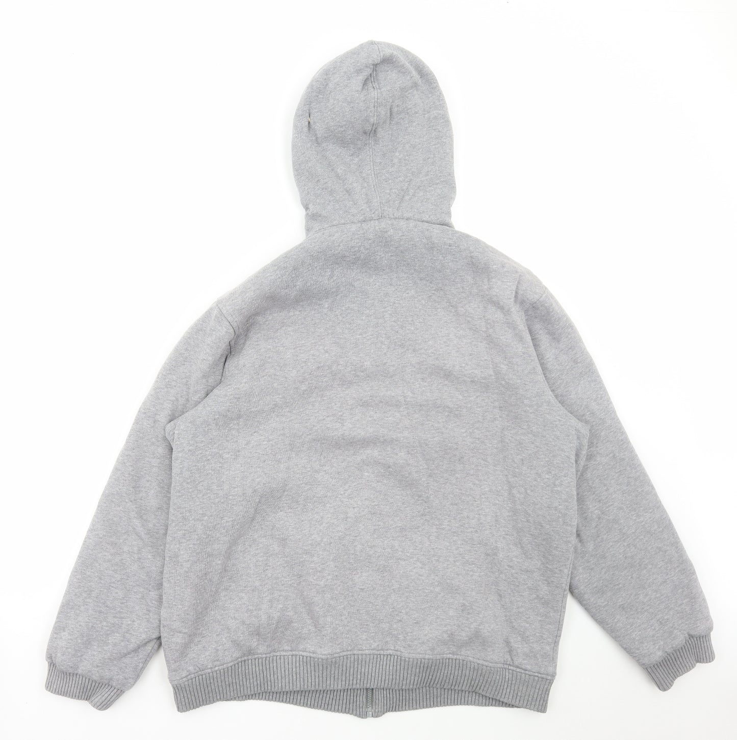 F&F Mens Grey Cotton Full Zip Sweatshirt Size L