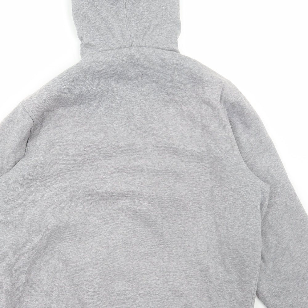 F&F Mens Grey Cotton Full Zip Sweatshirt Size L