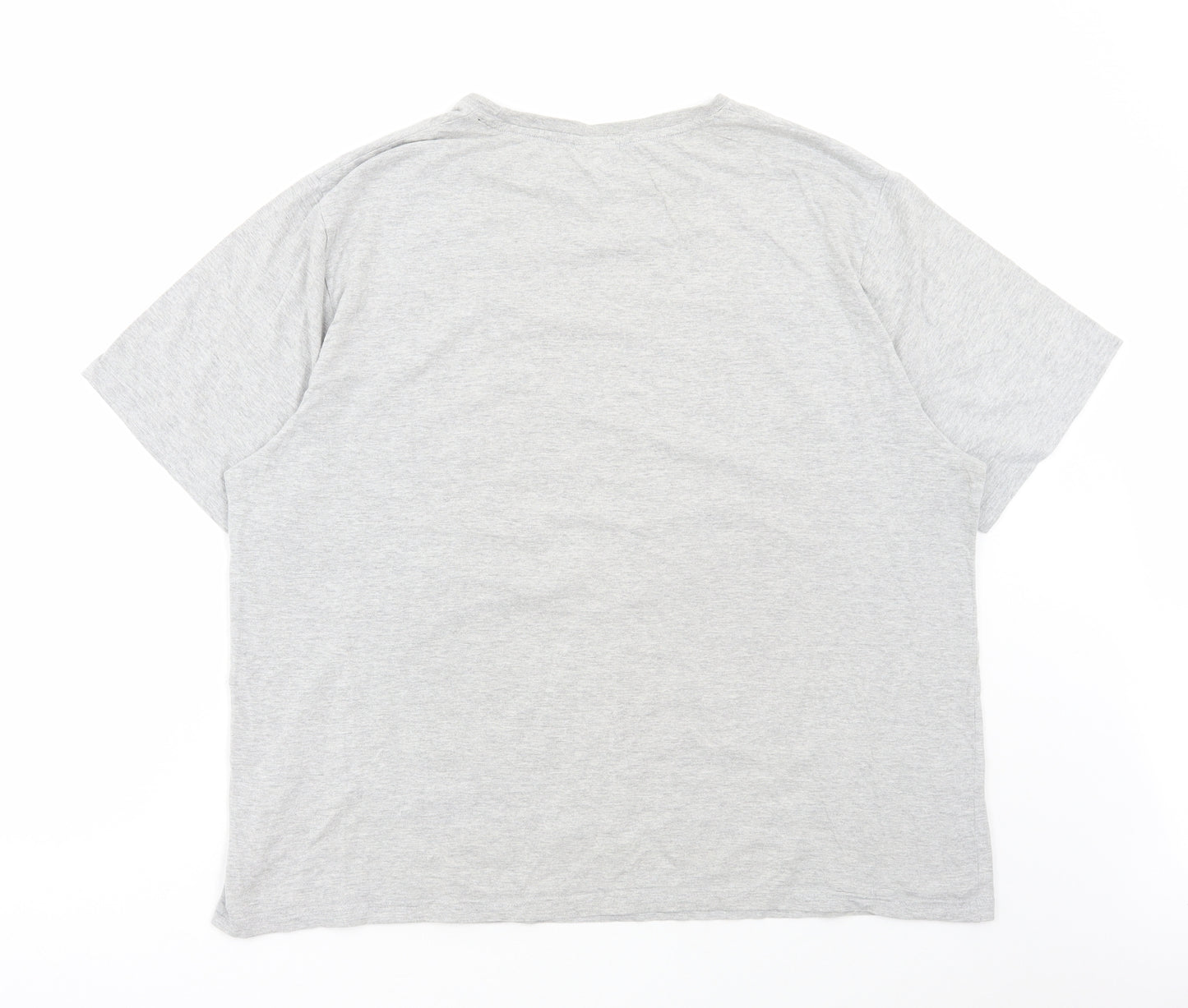 Avenue Mens Grey Cotton T-Shirt Size 2XL Round Neck - Marvel
