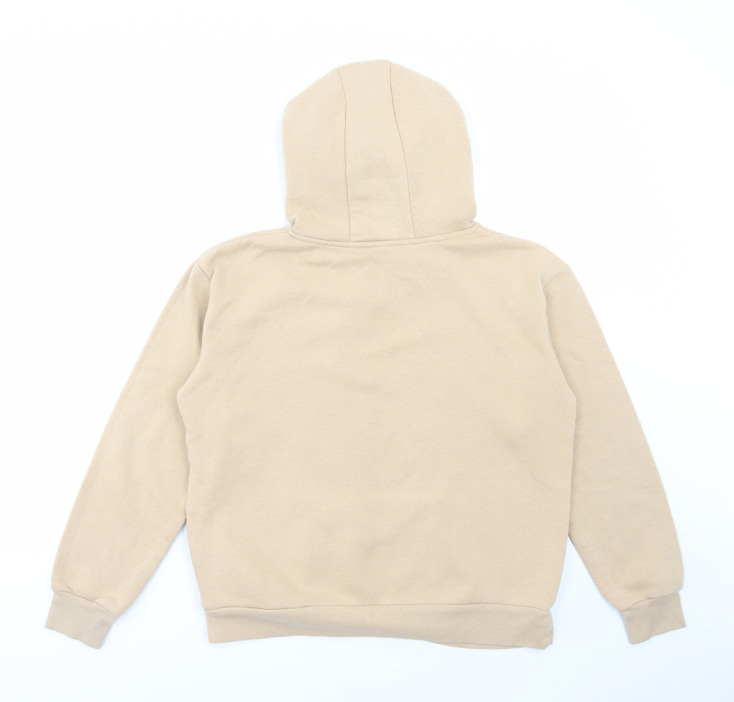 Primark Womens Beige Cotton Pullover Hoodie Size M Pullover - Be your own reason to smile