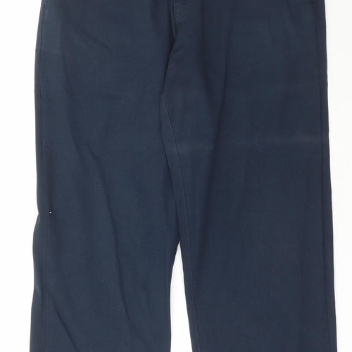 Cherokee Mens Cotton Chino Trousers Size 36 in L31 in Regular Button