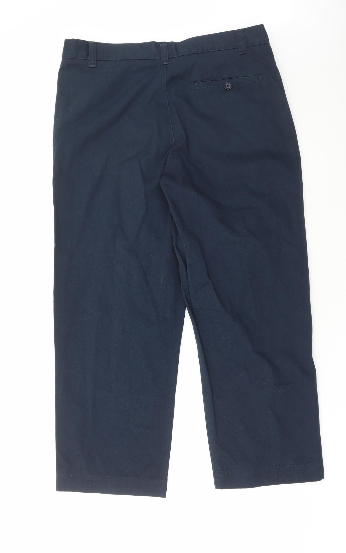 Cherokee Mens Cotton Chino Trousers Size 36 in L31 in Regular Button