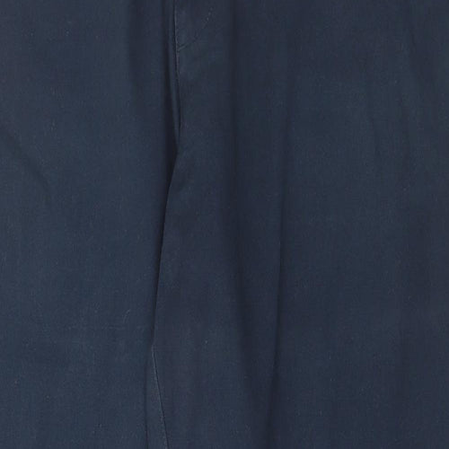 Cherokee Mens Cotton Chino Trousers Size 36 in L31 in Regular Button