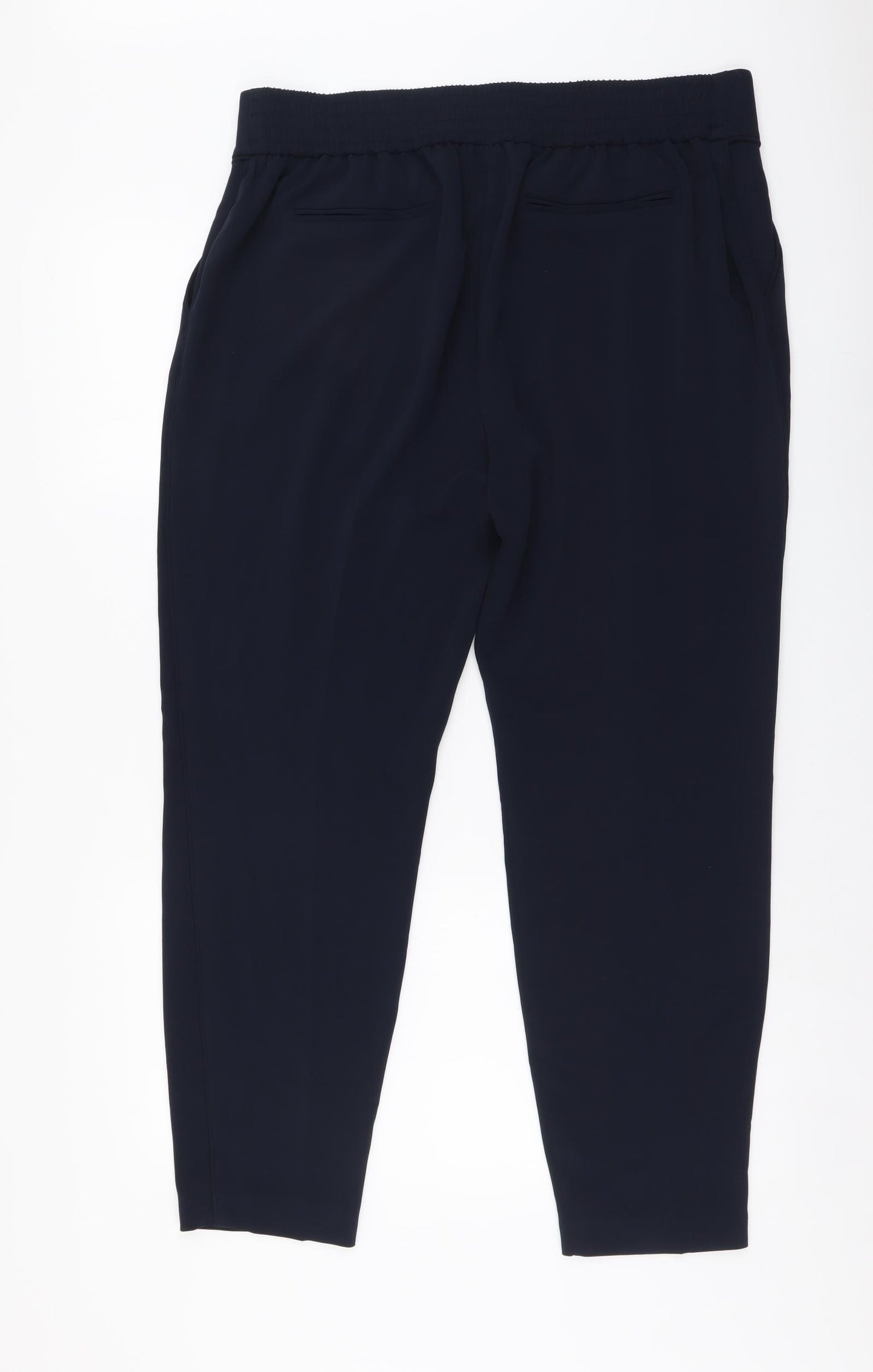 Wallis Womens Blue Polyester Sweatpants Trousers Size 16 L28 in Regular Drawstring