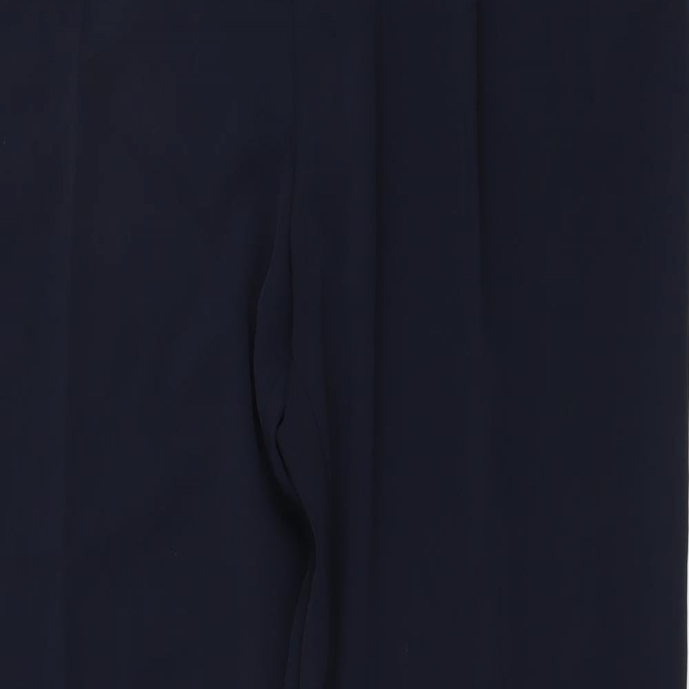 Wallis Womens Blue Polyester Sweatpants Trousers Size 16 L28 in Regular Drawstring
