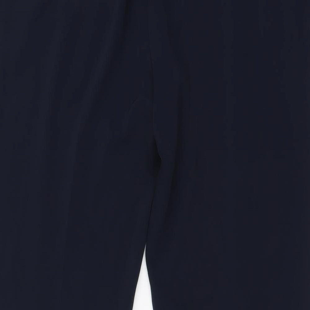 Wallis Womens Blue Polyester Sweatpants Trousers Size 16 L28 in Regular Drawstring