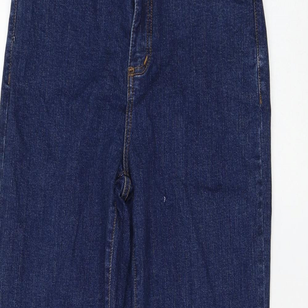 Not Your Daughters Jeans Womens Blue Cotton Bootcut Jeans Size 8 L30 in Regular Zip