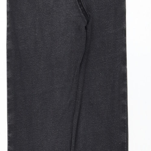 Primark Womens Black Cotton Skinny Jeans Size 8 L28 in Regular Zip