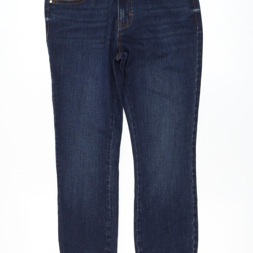 Preworn Womens Blue Polyester Skinny Jeans Size 30 in L28 in Regular Zip
