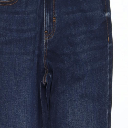 Preworn Womens Blue Polyester Skinny Jeans Size 30 in L28 in Regular Zip
