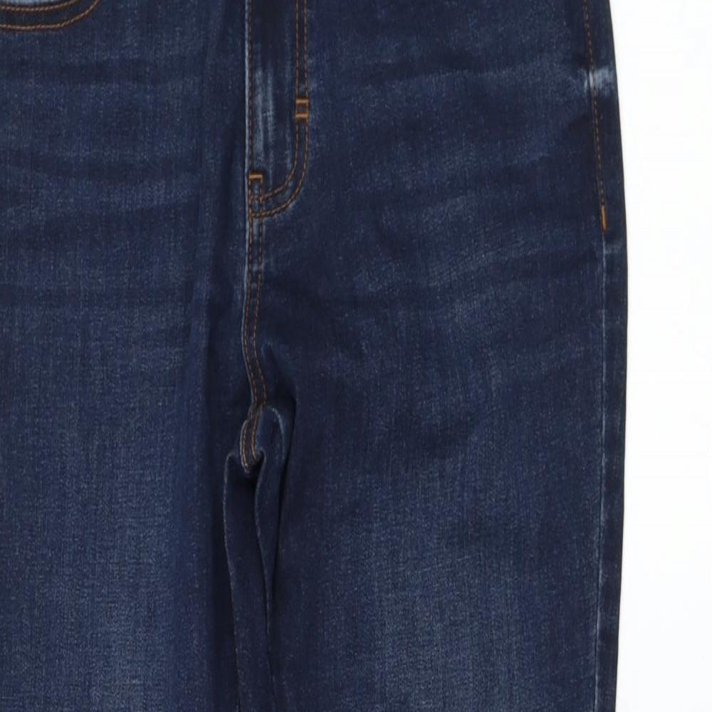 Preworn Womens Blue Polyester Skinny Jeans Size 30 in L28 in Regular Zip