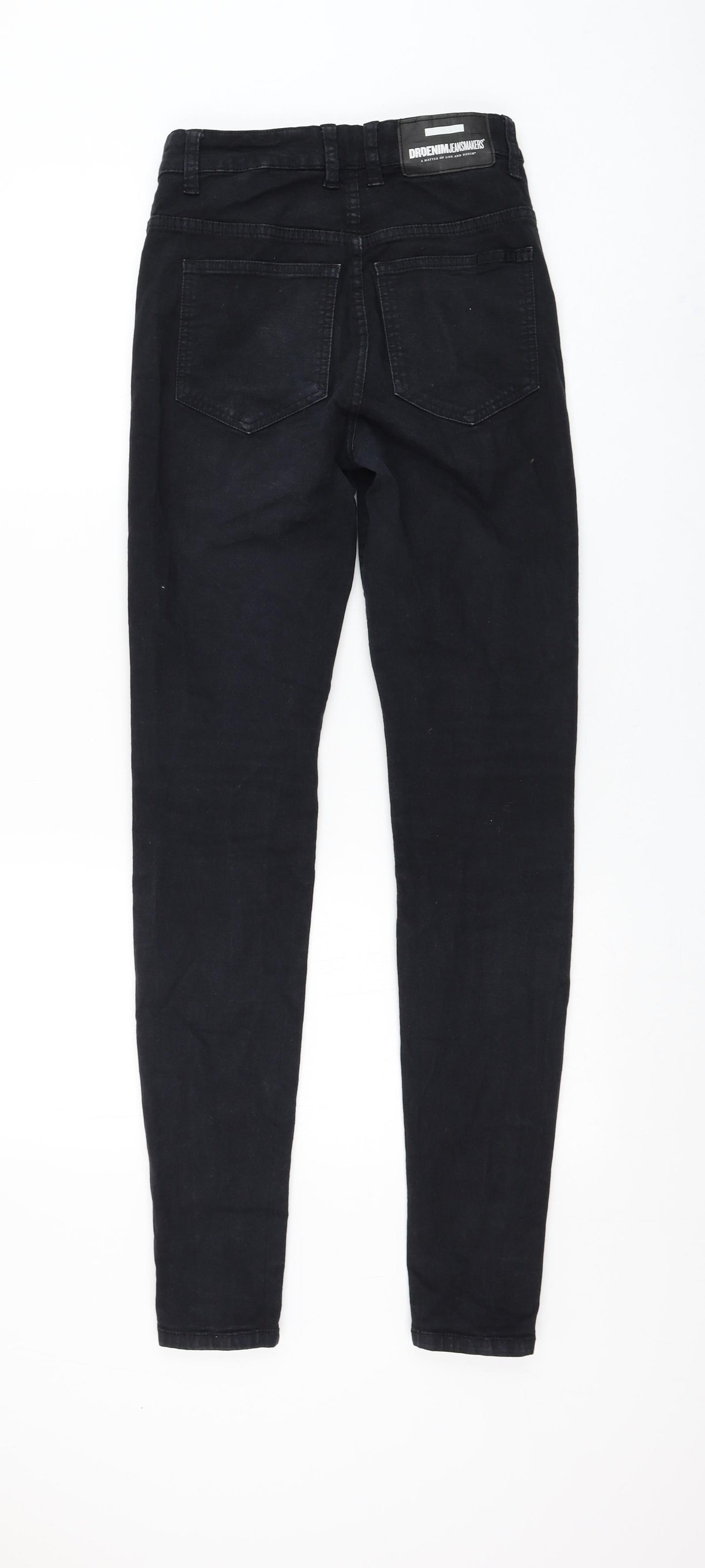 Dr. Denim Womens Black Cotton Skinny Jeans Size 26 in L32 in Regular Zip