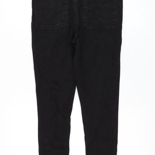 COLLUSION Womens Black Cotton Skinny Jeans Size 28 in L25 in Regular Zip