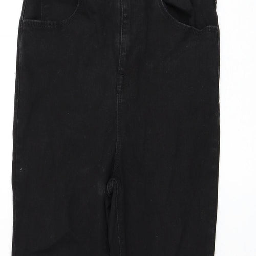 COLLUSION Womens Black Cotton Skinny Jeans Size 28 in L25 in Regular Zip