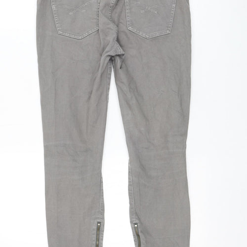 Gap Womens Grey Cotton Skinny Jeans Size 10 L26 in Regular Zip