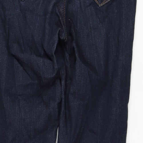 TU Womens Blue Viscose Skinny Jeans Size 10 L28 in Regular Zip