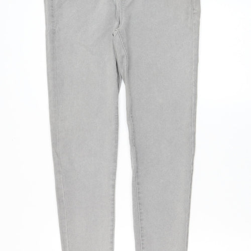 Primark Womens Grey Cotton Jegging Jeans Size 10 L29 in Regular