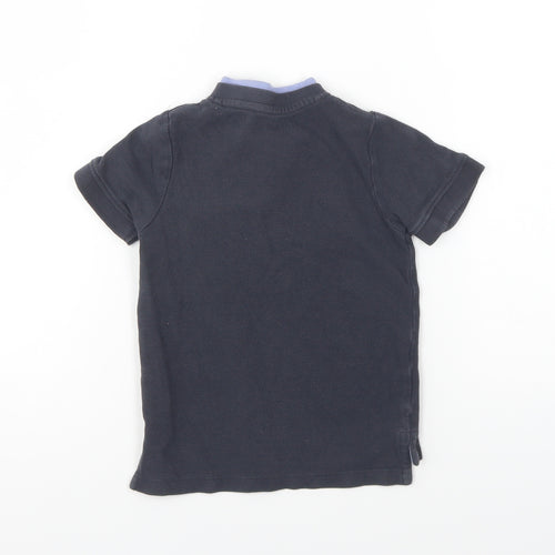 Nutmeg Boys Blue Cotton Basic Polo Size 2-3 Years Collared Button