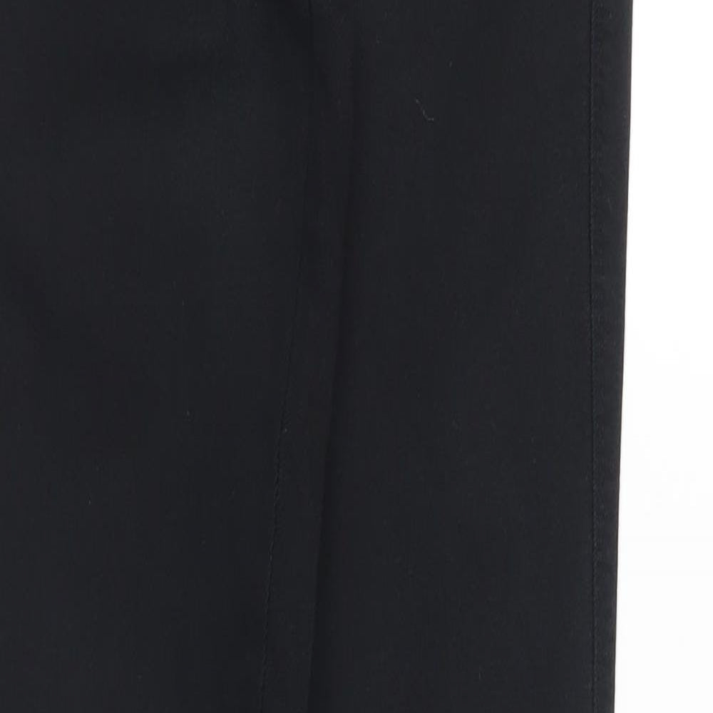 NEXT Womens Black Cotton Skinny Jeans Size 8 L28 in Regular Button