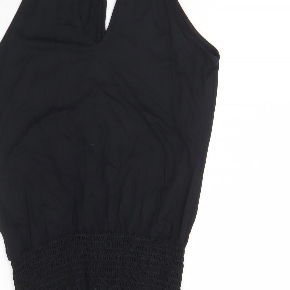 NEXT Womens Black Viscose Camisole T-Shirt Size 10 Halter