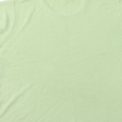 XE Womens Green Round Neck Acrylic Pullover Jumper Size 18