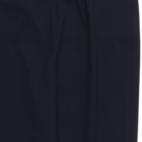Bonmarché Mens Blue Polyester Trousers Size 22 L27 in Regular