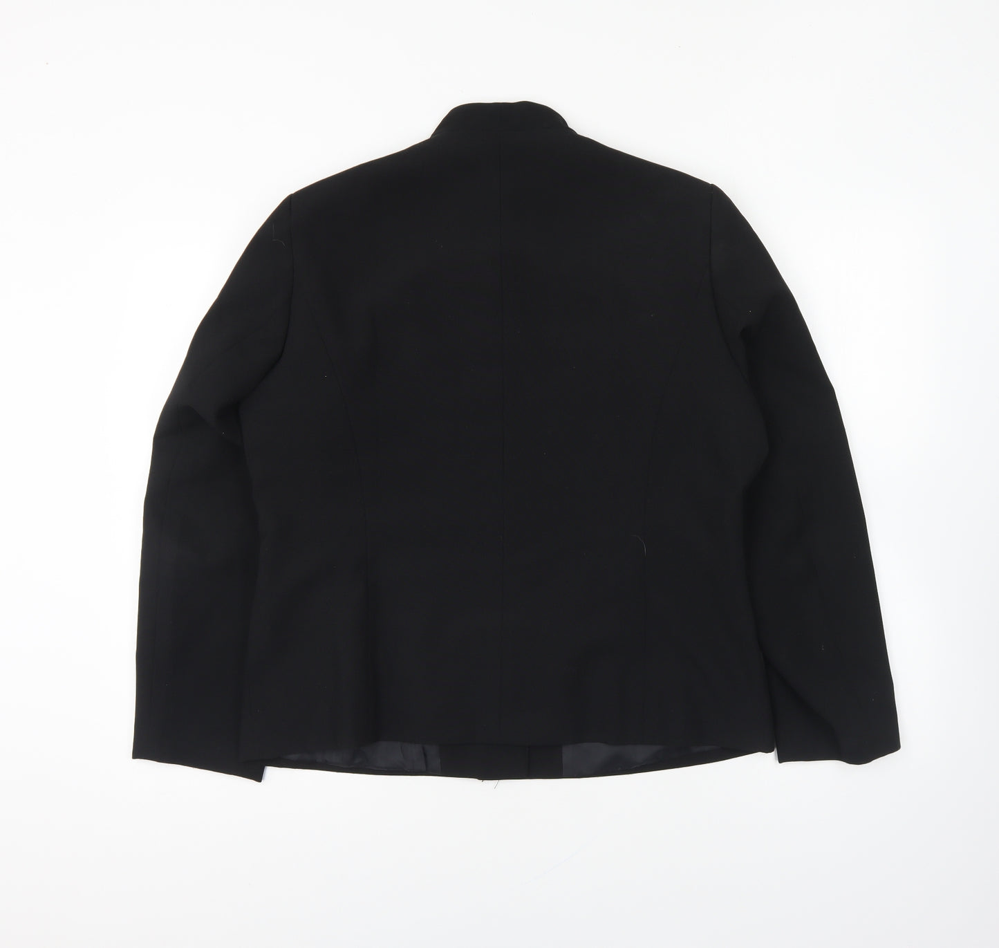 Wardrobe Womens Black Jacket Blazer Size 16 Button