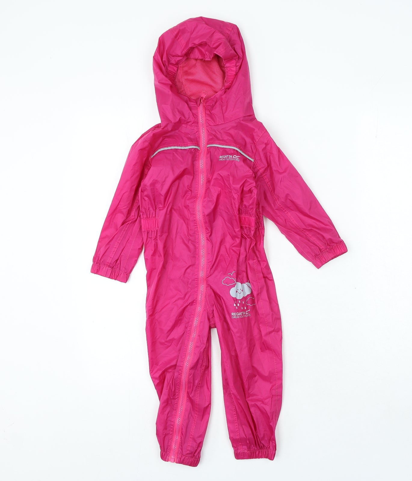 Regatta Girls Pink Anorak Coat Size 12-18 Months Zip