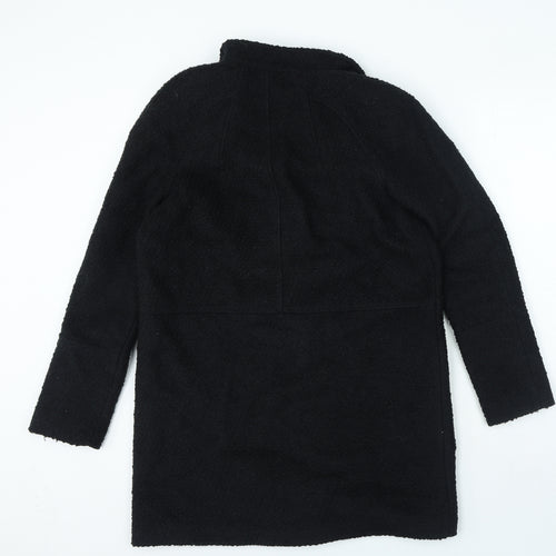 NEXT Womens Black Jacket Coat Size 12 Button
