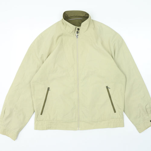 Hettlage Mens Green Jacket Coat Size L Zip