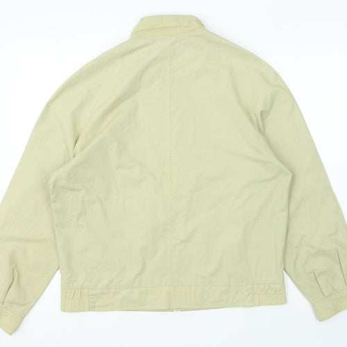 Hettlage Mens Green Jacket Coat Size L Zip