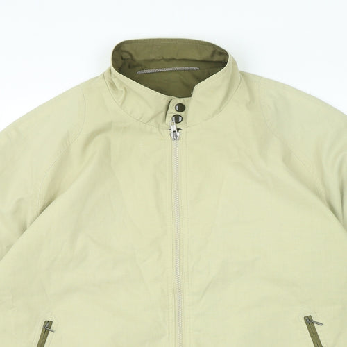 Hettlage Mens Green Jacket Coat Size L Zip