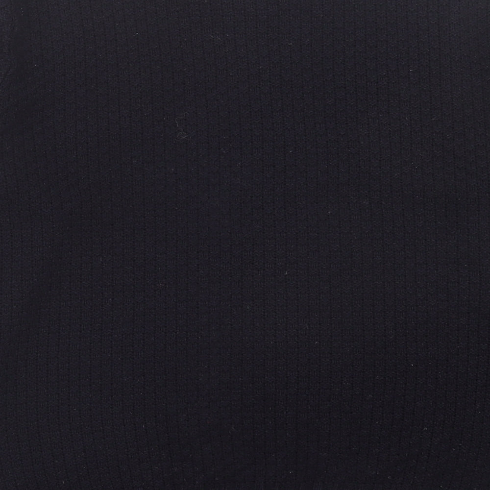 River Island Mens Blue Crew Neck Acrylic Pullover Jumper Size M