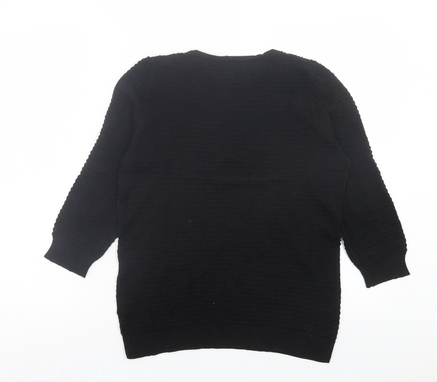 Regatta Womens Black Viscose Basic T-Shirt Size S Crew Neck