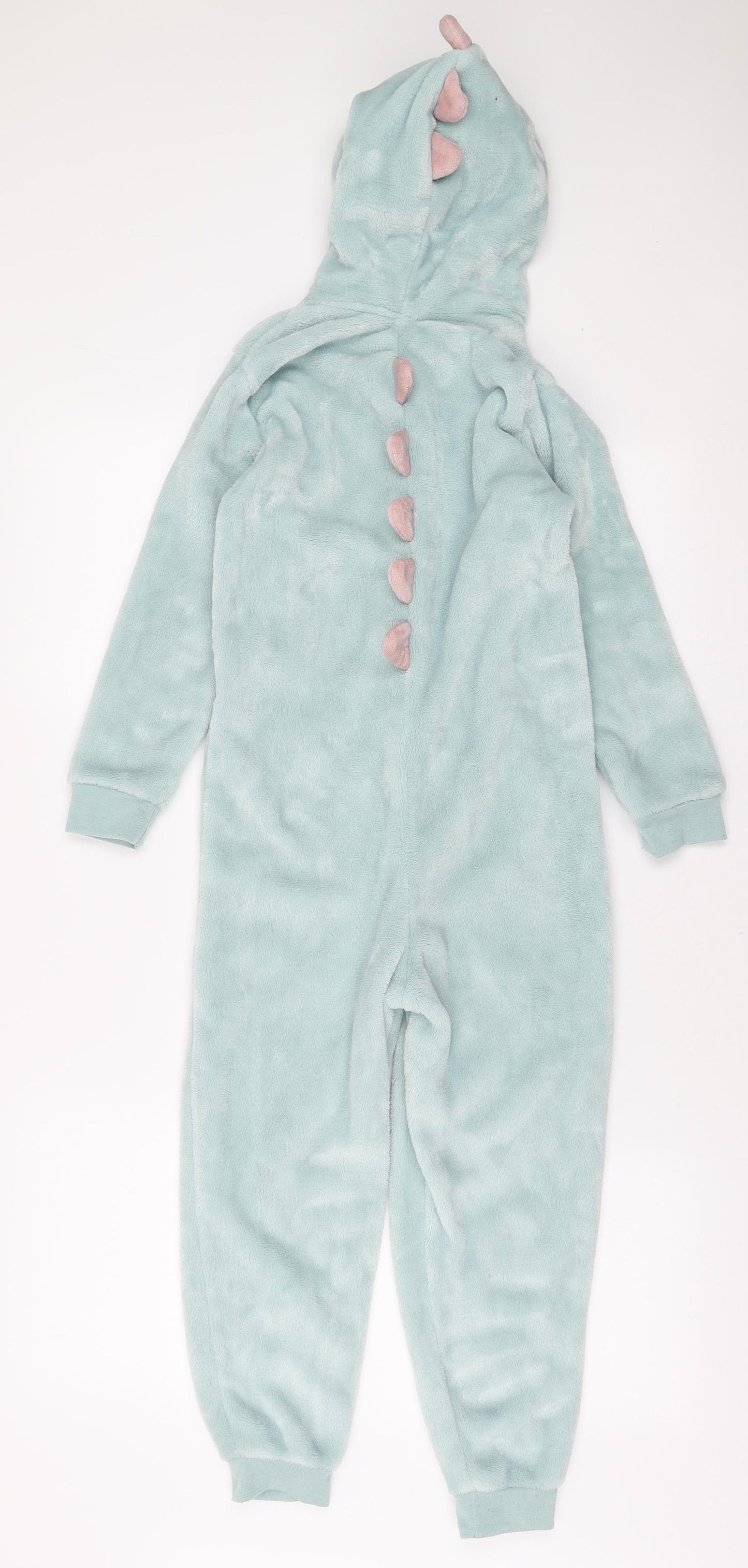 George Boys Blue Polyester One Piece Size 7-8 Years Zip - Dragon details