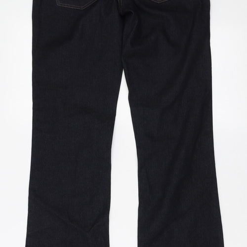New Look Maternity Womens Blue Cotton Bootcut Jeans Size 8 L32 in Regular